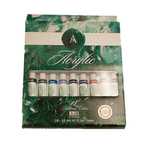 acrylic paint 18 count set